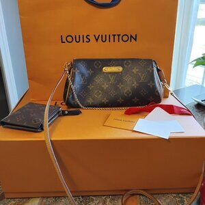 Eva Monogram Clutch with original strap